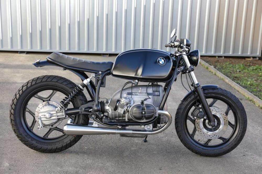 Système d'échappement Slip-on 2-2 Bobber pour BMW R65 R80 R100 Monolever avec homologation ABE