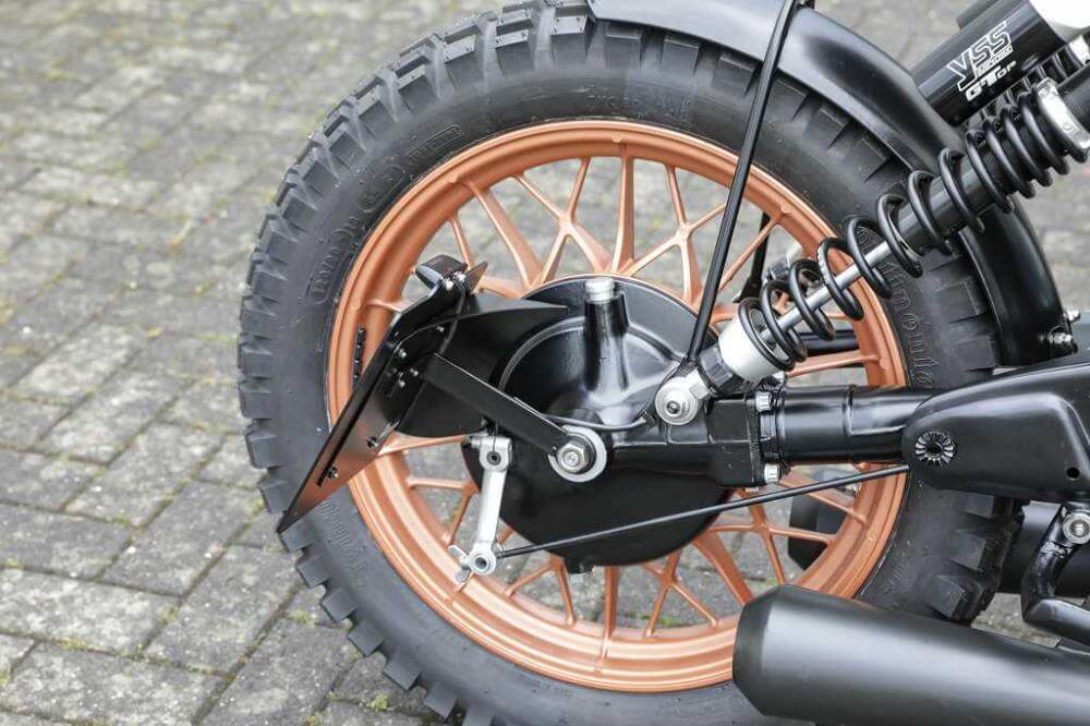 BMW R65 R75 R80 R90 R100 ツインショック用 サイドナンバープレートホルダー（TÜV認証取得済み）