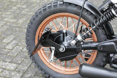 BMW R65 R75 R80 R90 R100 ツインショック用 サイドナンバープレートホルダー（TÜV認証取得済み）