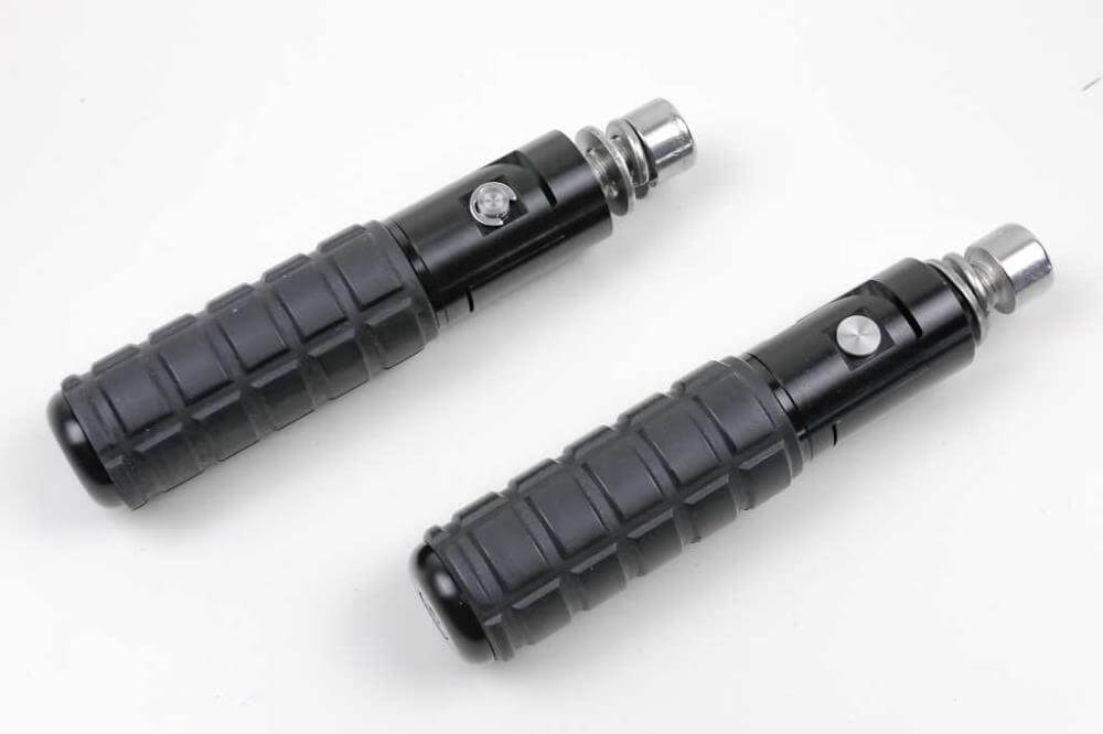 Repose-pieds passager repliables SE en aluminium usiné CNC