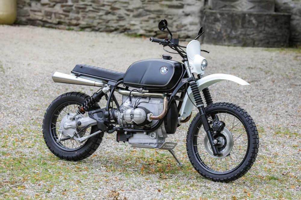 Moto concept BMW R65GS Enduro SE noire