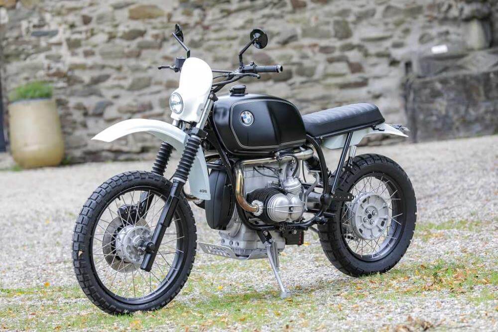 Moto concept BMW R65GS Enduro SE noire