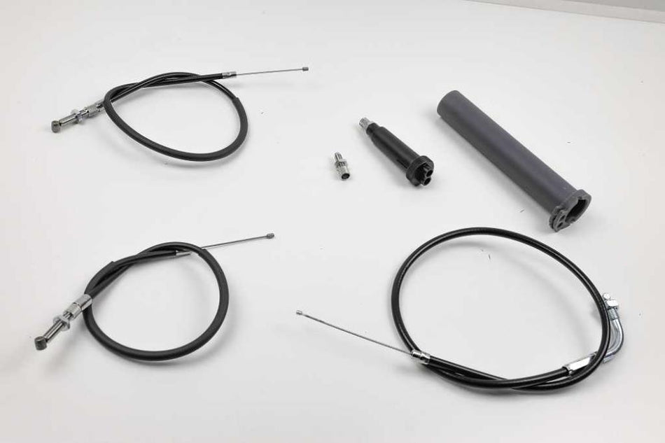 Kit de câbles d'accélérateur pour commodos SE en aluminium moulé, disponible en 3 longueurs, adapté à nos guidons SE