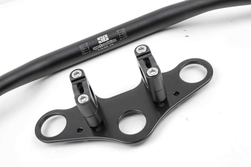 SEハンドルバー変換キット Ø28.6mmハンドルバー用（BMW 2バルブ車純正トリプルクランプ対応、TÜV認証取得済み）