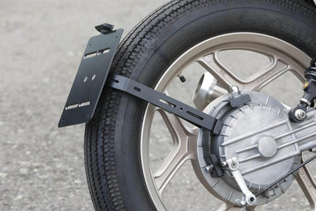 Support de plaque d'immatriculation central SE Monolever Twinshock avec certificat TÜV pour BMW R45 R65 R80 R100