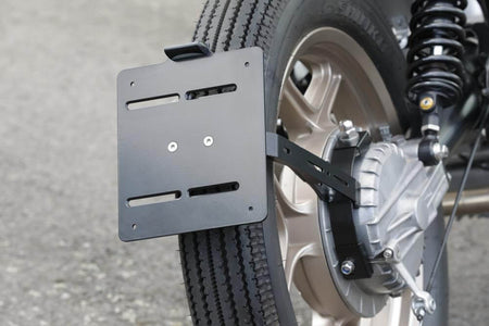 Support de plaque d'immatriculation central SE Monolever Twinshock avec certificat TÜV pour BMW R45 R65 R80 R100