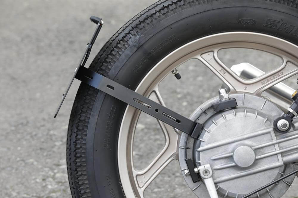 Support de plaque d'immatriculation central SE Monolever Twinshock avec certificat TÜV pour BMW R45 R65 R80 R100