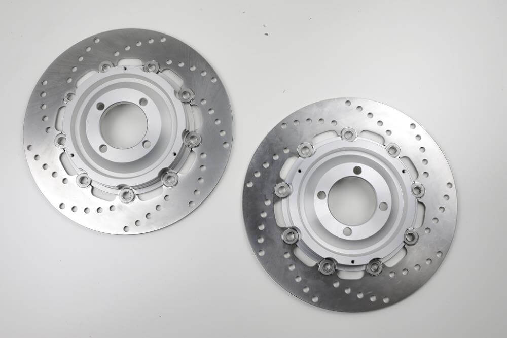 Set dischi freno sportivi fissi per BMW K75 K100 2V con omologazione ABE