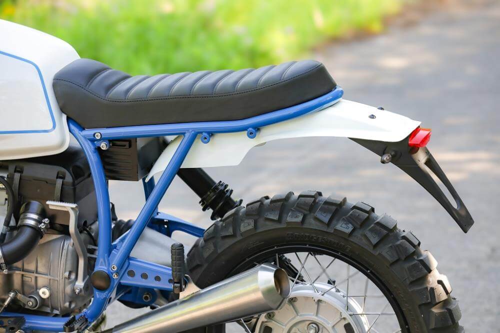 Support d'échappement pour modèles BMW R80GS / R100GS