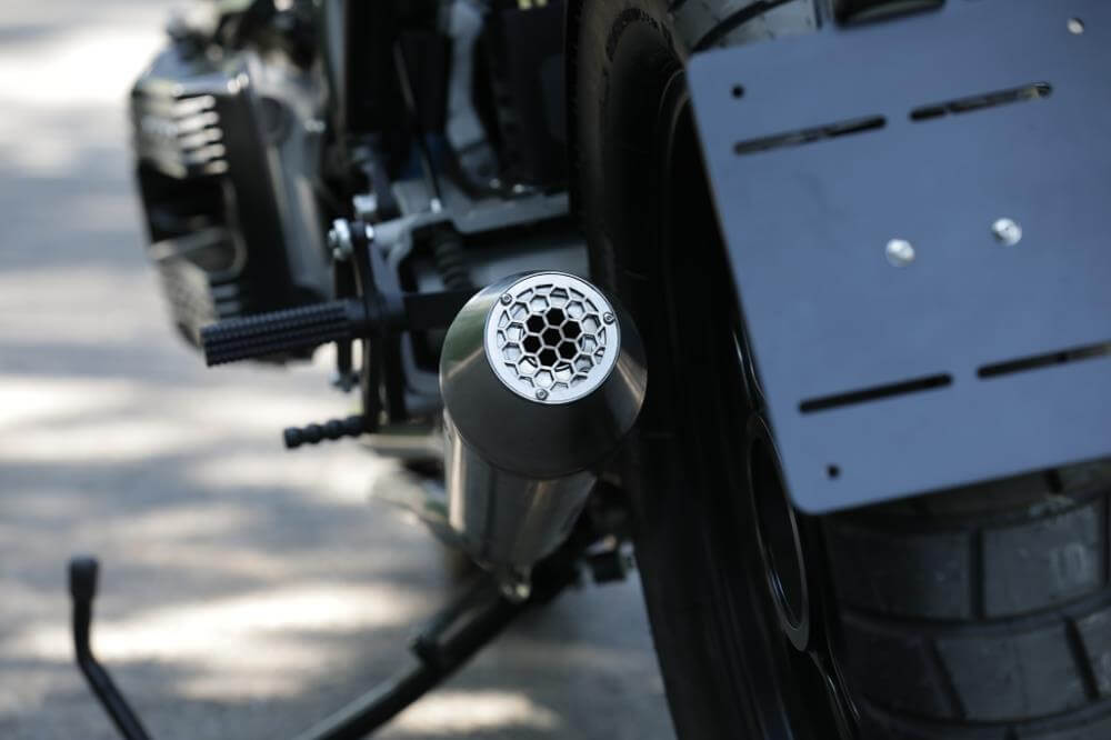 Système d'échappement slip-on pour BMW K100 avec homologation ABE