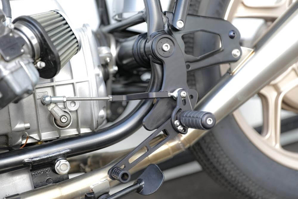BMW R65 R80 R100 Monolever Fußrasten-Komplettanlage