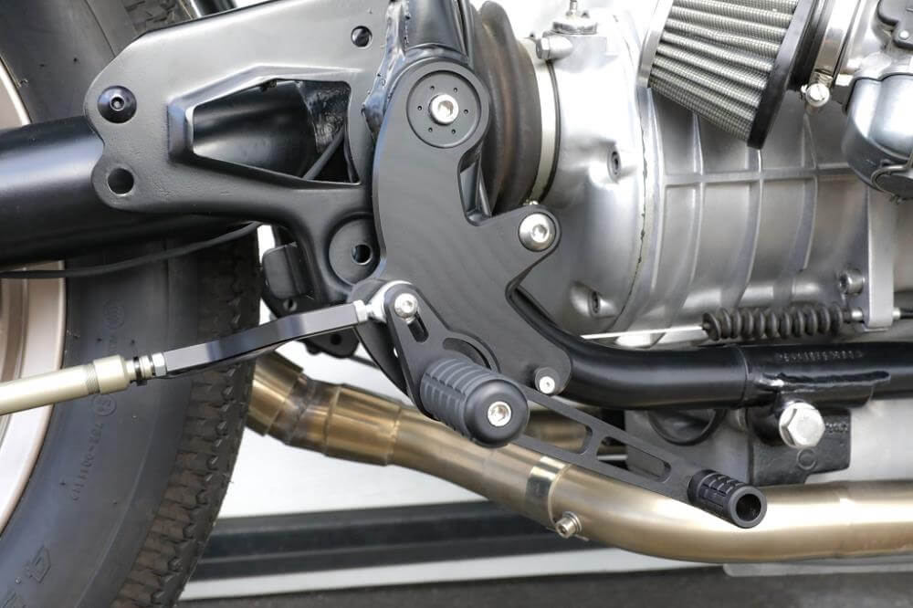 SE complete footrest system for BMW R65 R80 R100 Monolever