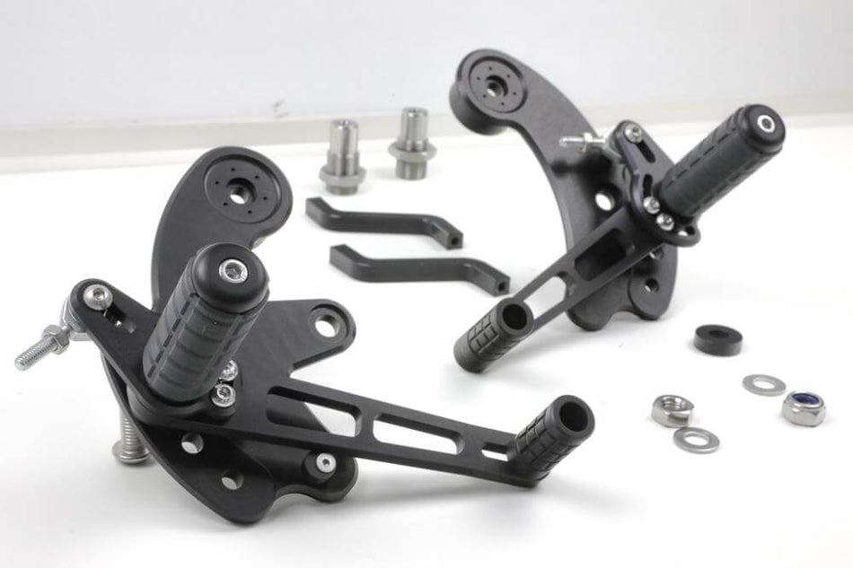 BMW R65 R80 R100 Monolever Fußrasten-Komplettanlage