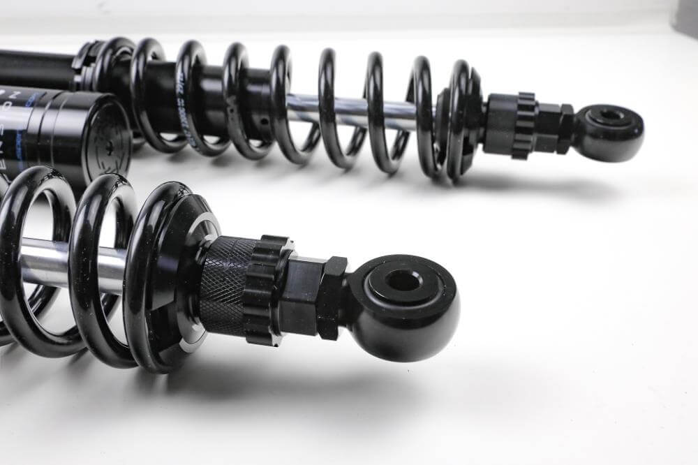 Transformation Bobber Twinshock, amortisseurs SE Performance avec réservoir séparé (piggyback), 450 mm +/- 7 mm