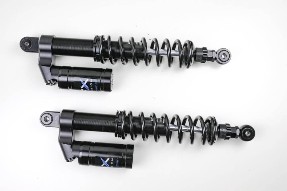Transformation Bobber Twinshock, amortisseurs SE Performance avec réservoir séparé (piggyback), 450 mm +/- 7 mm