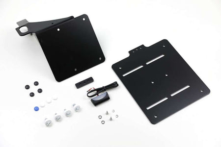 BMW K100 K1100 Paralever side-mount license plate holder for final drive