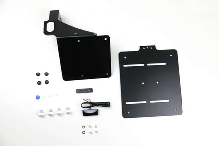 BMW K100 K1100 Paralever side-mount license plate holder for final drive