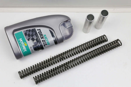 BMW Twinshock Gabelfedern Kit 36mm mit OTEVA 70 Federn, Gabelöl und Distanzhülsen für Motorrad