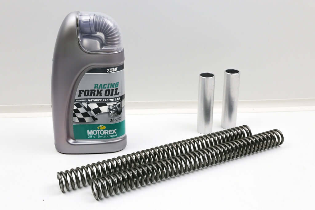 BMW Twinshock Gabelfedern Kit 36mm mit Gabelöl und Distanzhülsen für Motorrad