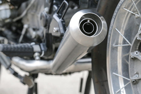 Impianto di scarico 2-1 Paralever per BMW R80R R100R /GS con omologazione ABE