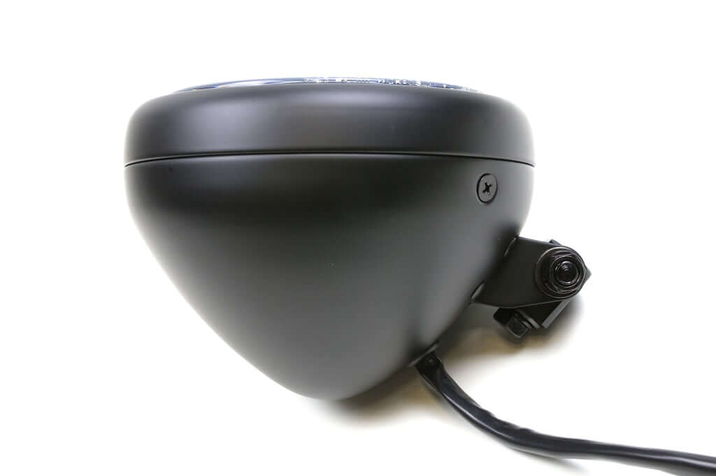 Faro a LED Pecos 5 3/4 pollici con DRL, nero opaco, montaggio inferiore