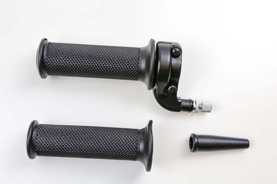 Manopola acceleratore moto con registro per cavo singolo