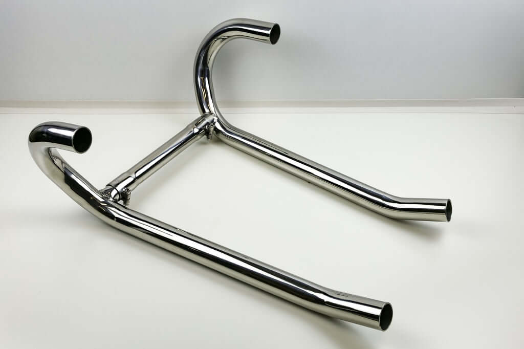 Collettori di scarico 38mm con tubo di compensazione per BMW R60 R75 R80 R90 R100 Twinshock