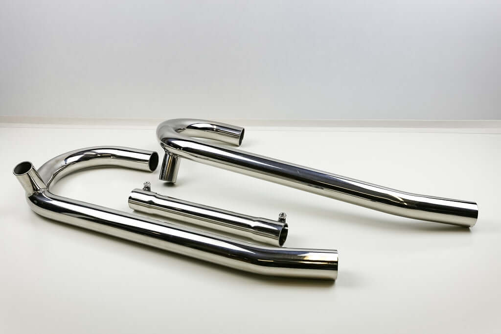 Collettori di scarico 38mm con tubo di compensazione per BMW R60 R75 R80 R90 R100 Twinshock