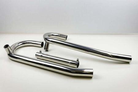 Collettori di scarico 38mm con tubo di compensazione per BMW R60 R75 R80 R90 R100 Twinshock