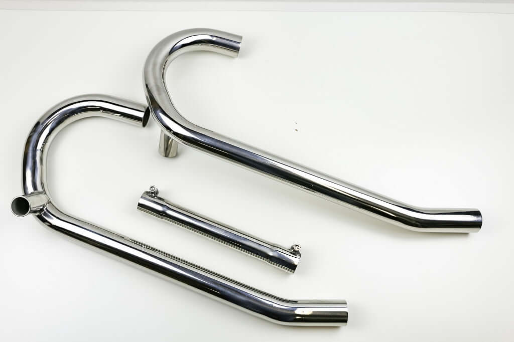 Collettori di scarico 38mm con tubo di compensazione per BMW R60 R75 R80 R90 R100 Twinshock
