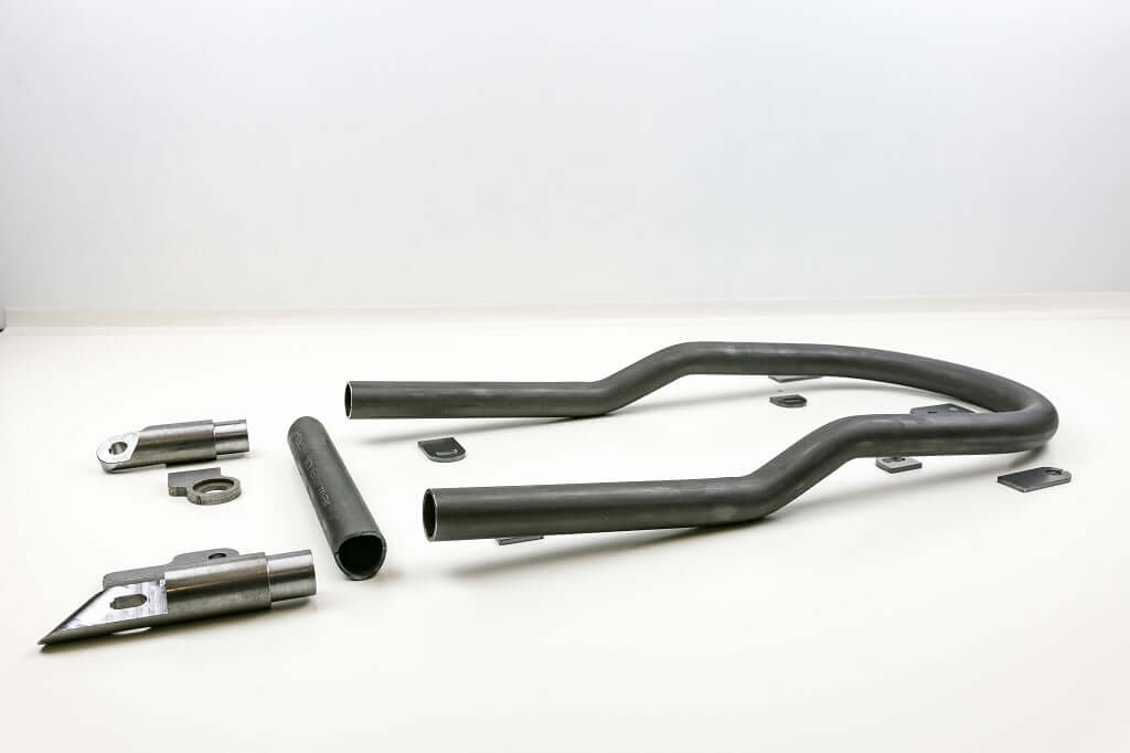 BMW R65 R80 R100 Monolever Modelle Heckrahmen m. Stufe freitrag. Customizing Kit