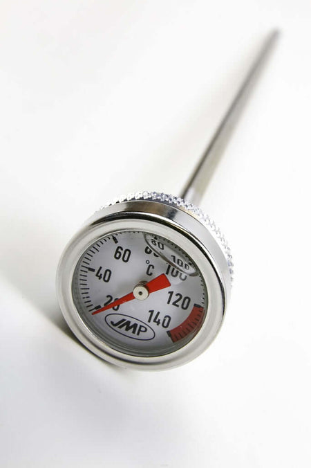 Oil temperature direct gauge, analog display for oil filler plug