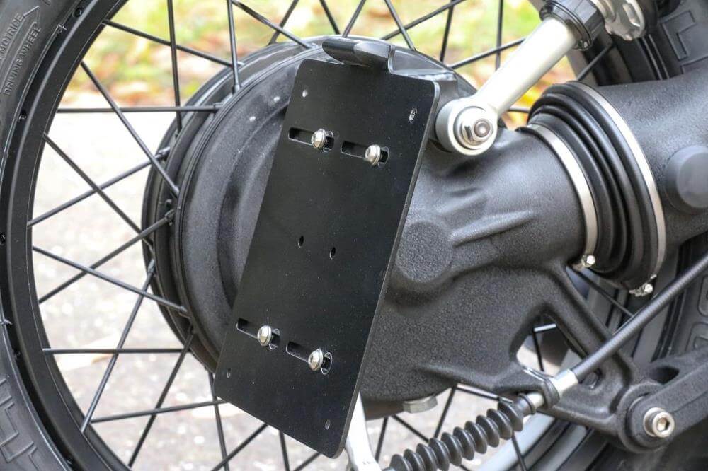 Portatarga laterale per BMW R80R R100R Paralever