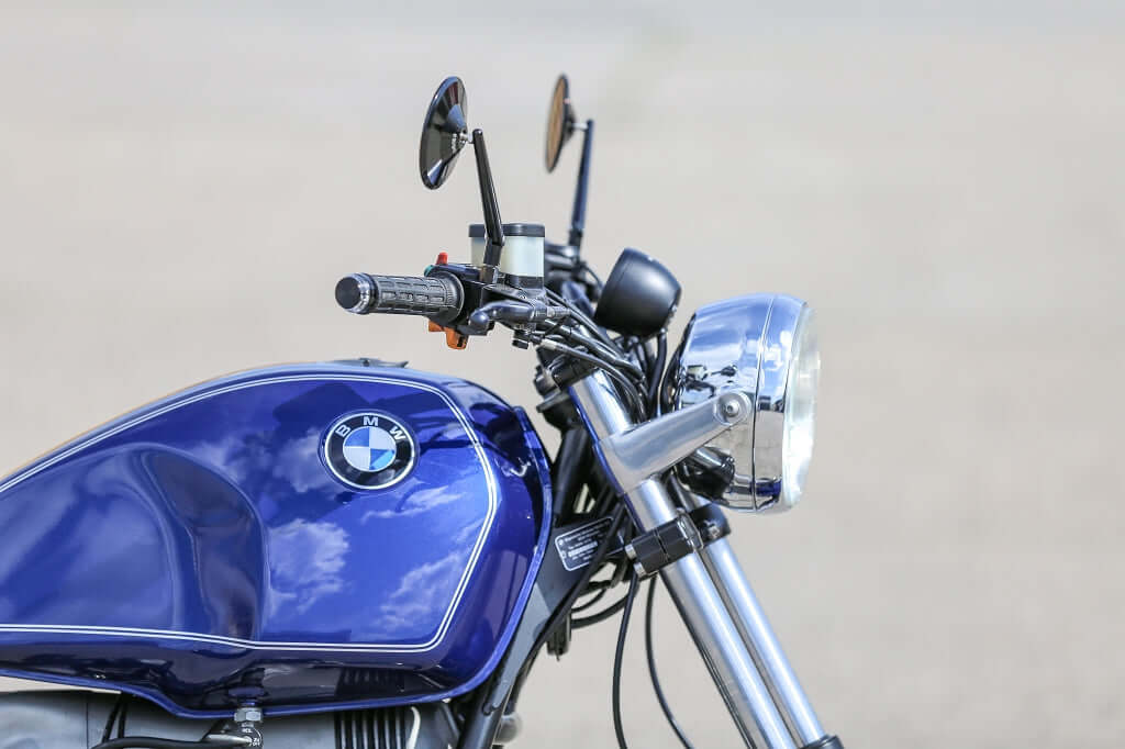 BMW R100 R Cafe Racer Umbau blue
