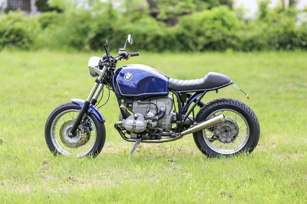 BMW R100 R Cafe Racer Umbau blue