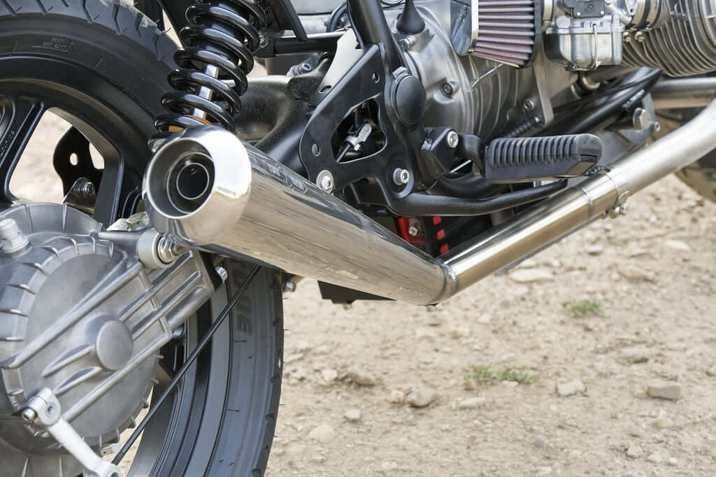 Concept moto BMW Roadster avec monobras oscillant