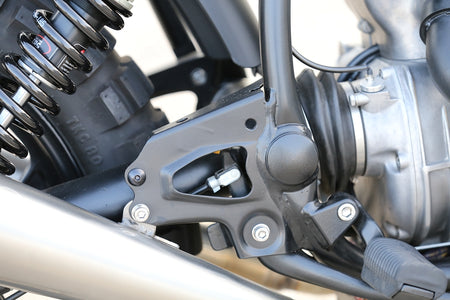 Scarico slip-on 2-1 alto per BMW R65 R80 R100 Monolever con omologazione ABE
