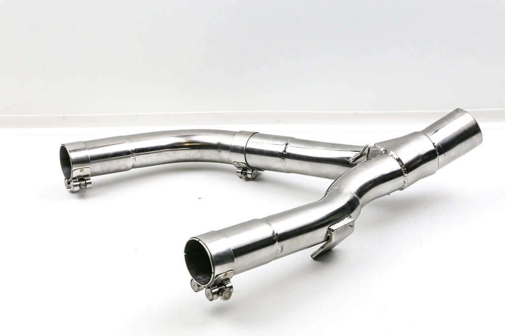 BMW R80R R100R Paralever Y-Ersatzrohr für originalen Vorschalldämpfer