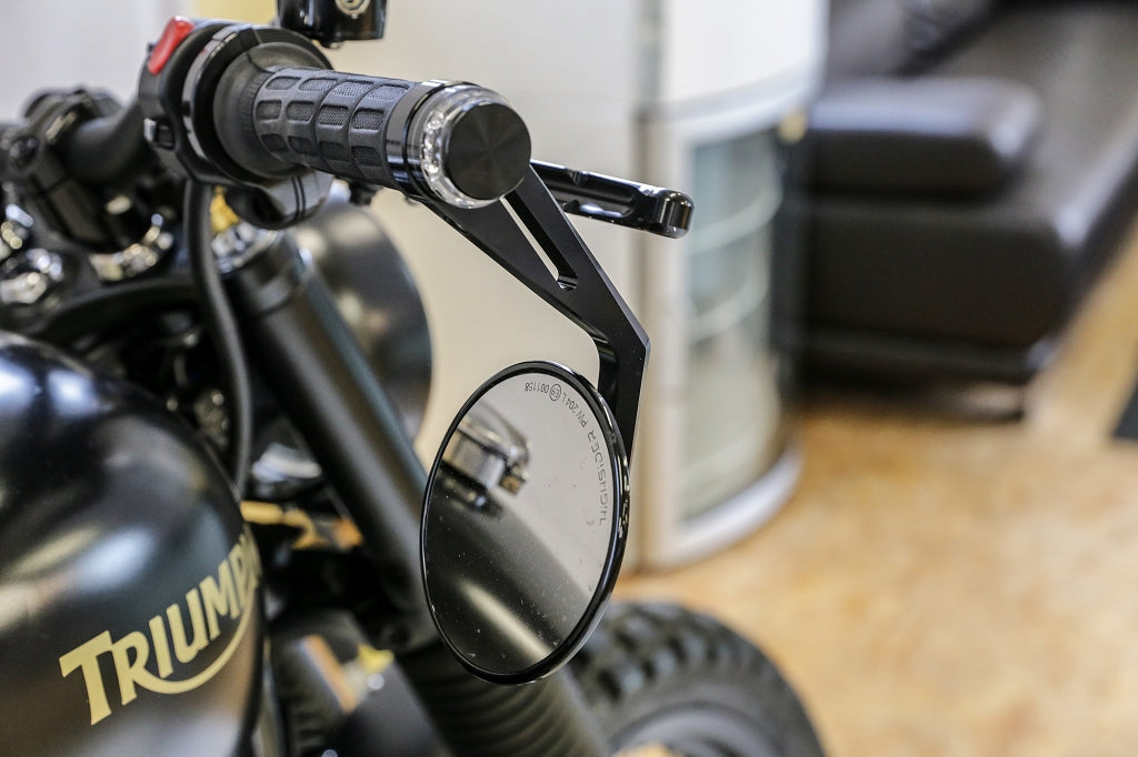 MONTANA handlebar end mirror, can be used on the left or right