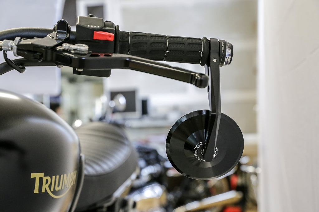 MONTANA handlebar end mirror, can be used on the left or right