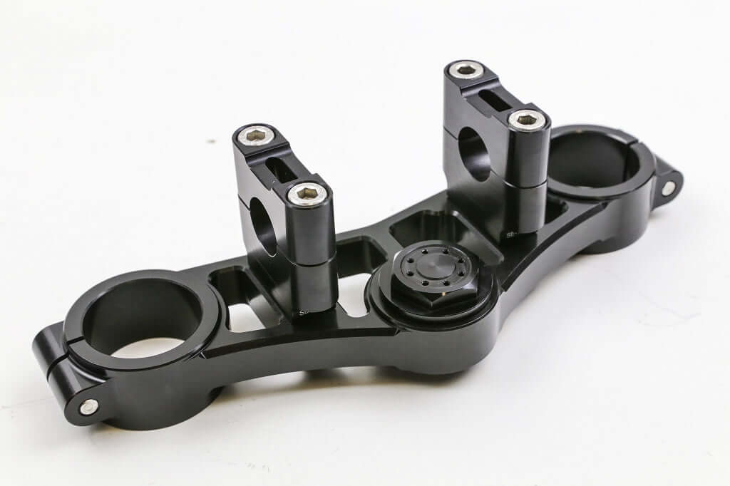 BMW R80R R100R Paralever triple clamp 41mm for tubular handlebars with TÜV approval