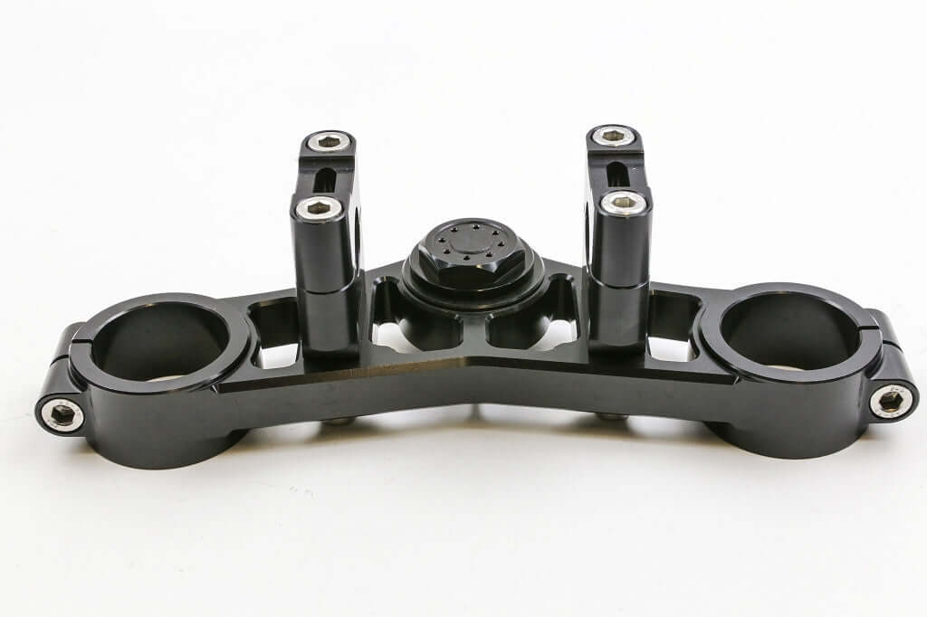 BMW R80R R100R Paralever 41mm triple clamp for clip-on handlebars with TÜV approval