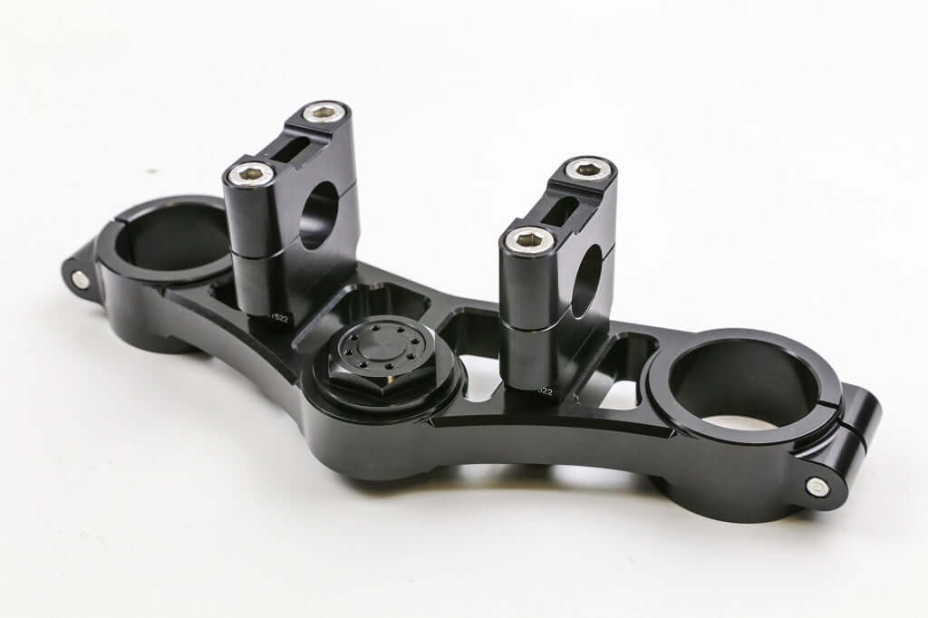 BMW R80R R100R Paralever triple clamp 41mm for tubular handlebars with TÜV approval