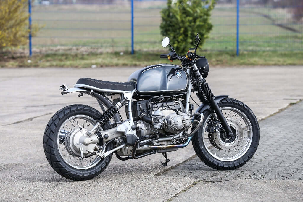 ダークブルーのBMW R100 R ロードスター（ショート）