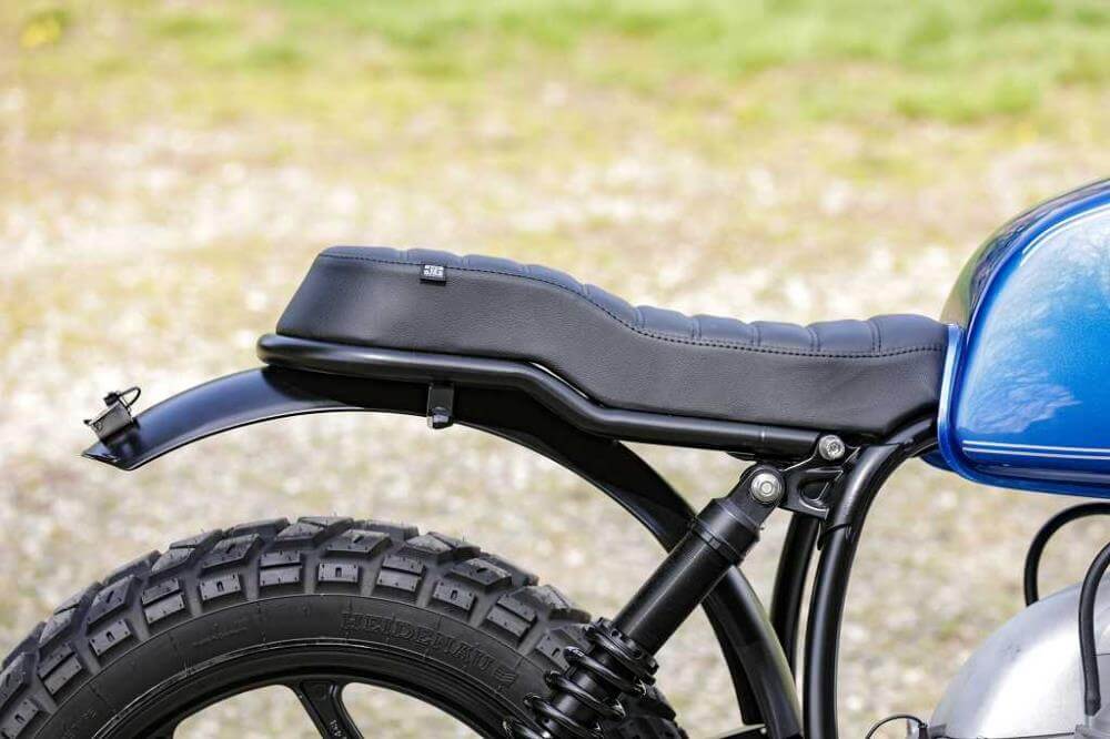 Boucle arrière de cadre BMW R65 R80 R100 Monolever avec marche pour 2 personnes, homologuée TÜV