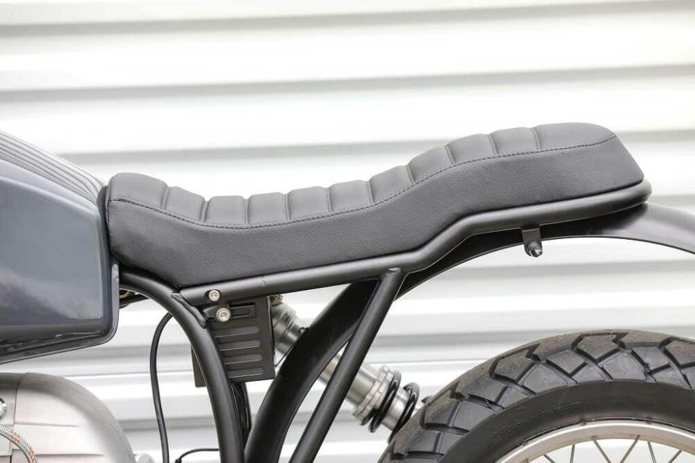 Boucle arrière de cadre BMW R80R R100R Paralever avec marche, pour 2 personnes, homologuée TÜV