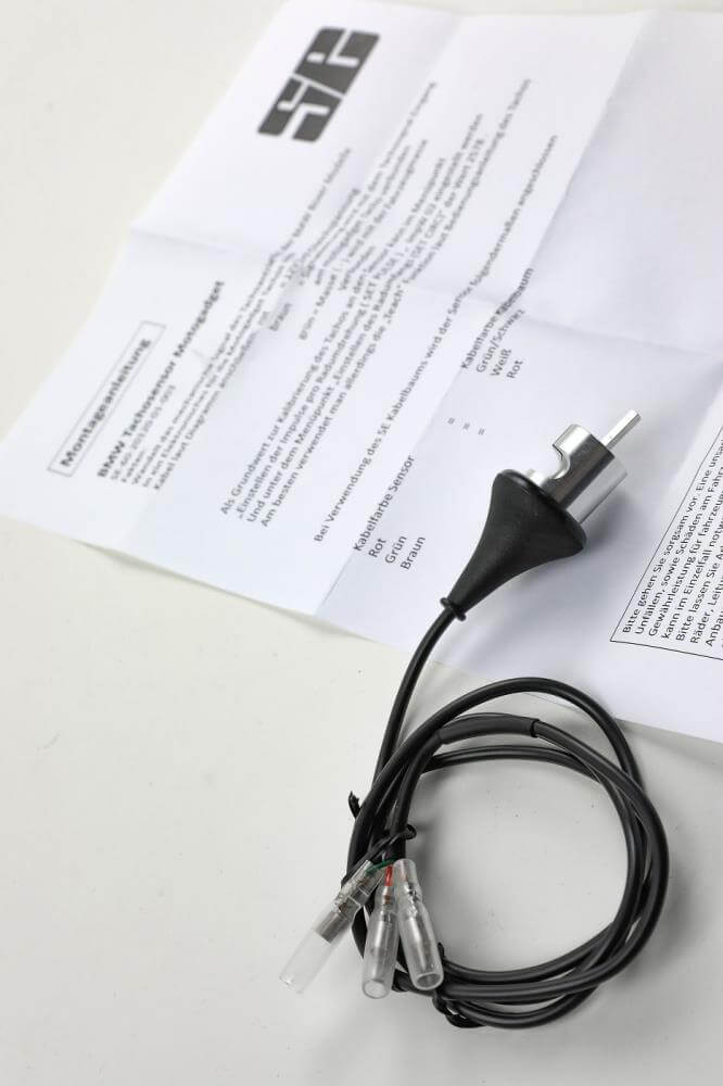 Sensore tachimetrico elettronico SE per strumenti Motogadget BMW a 2 valvole