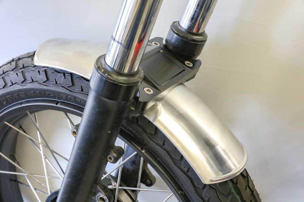 BMW R80R R100R パラレバー用 フロントフェンダー＆フォークスタビライザーキット（CNC削り出し）