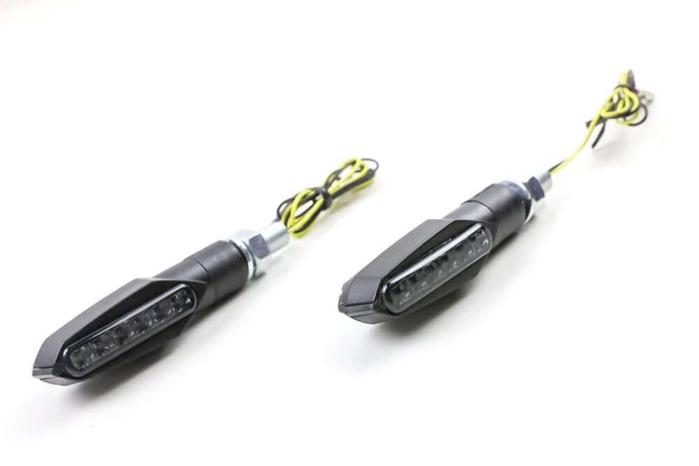 LED Blinker MULTIFACE getöntes Glas