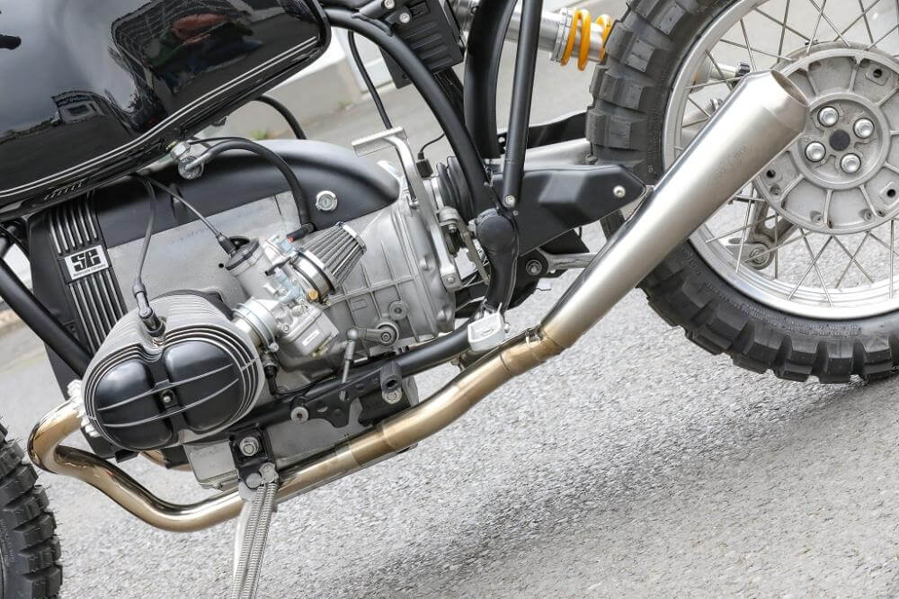 BMW R100R Scrambler Umbau Classic black